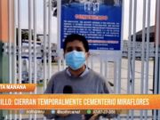 Trujillo: Cierran temporalmente el cementerio Miraflores