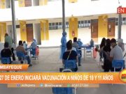 Lambayeque: El 27 de enero iniciará vacunación a niños de 10 y 11 años contra la covid-19