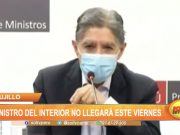 Trujillo: Ministro del Interior no llegará a la ciudad este viernes