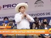 Huaraz: Descontento contra Pedro Castillo crece en ciudadanía