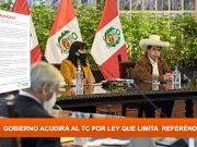 Gobierno acudirá al Tribunal Constitucional por ley que limita el referéndum