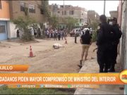 Trujillo: Ciudadanos piden mayor compromiso de Ministerio del Interior