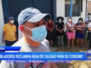 Piura: Pobladores reclaman agua de calidad para su consumo