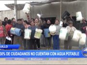 Trujillo: El 30% de ciudadanos no cuentan con agua potable
