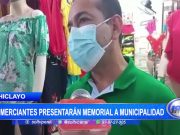 Chiclayo: Comerciantes presentarán memorial a municipalidad