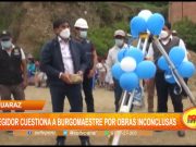 Huaraz: Regidor cuestiona a burgomaestre por obras inconclusas