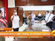 Piura: Gobernador instala comité regional de seguridad ciudadana