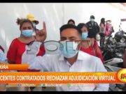 Piura: Docentes contratados rechazan adjudicación virtual