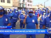 Trujillo: Obreros municipales anuncian huelga para este 11 de enero