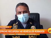Cajamarca: Deprove recupera 145 vehículos robados
