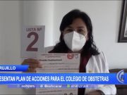 Trujillo: Presentan plan de acciones para el Colegio de Obstetras