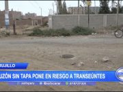Trujillo: Buzón sin tapa pone en riesgo a transeúntes