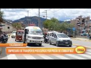 Cajamarca: Empresario de transporte preocupado por precio de combustible