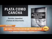 Juez condena a Christopher Acosta por libro «Plata como cancha»