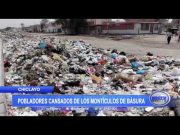Chiclayo: Pobladores cansados de los montículos de basura