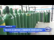 Trujillo: En un 30% ha aumentado la demanda del oxígeno medicinal
