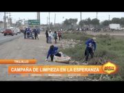 Trujillo: Campaña de limpieza en La Esperanza