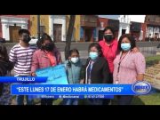 Trujillo: «Este lunes 17 de enero habrá medicamentos»