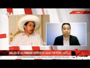 Análisis de las primeras entrevistas dadas por Pedro Castillo