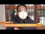 Huaraz: Subgerente justifica apertura de zanjas e informalidad de obra