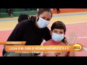 Cajamarca: Llegan 30 mil dosis de vacunas contra la covid-19 para niños de 10 a 11 años
