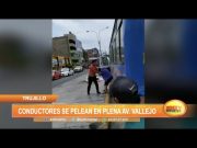 Trujillo: Conductores se pelean en avenida Vallejo