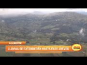 La Libertad: Lluvias se extenderán hasta este jueves