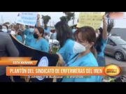 Trujillo: Plantón de sindicato de enfermeras del IREN