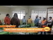 Recuay: Inspeccionan avances en obras de colegios