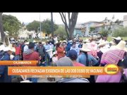 Cajamarca: Ciudadanos rechazan exigencia de las dos dosis de vacunas contra la covid-19