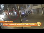 Trujillo: Sujetos roban moto en urbanización San Nicolás