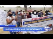 Piura: Profesionales de la salud exigen nombramiento