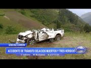 Sánchez Carrión: Accidente de tránsito deja dos muertos y tres heridos