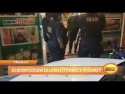 Trujillo: Delincuentes desatan balacera en exteriores de restaurante