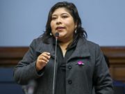 Betssy Chávez presentó denuncia constitucional contra presidenta del Congreso