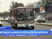 Trujillo: 30 microbuses salieron de circulación por antigüedad