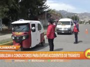 Cajamarca: Sensibilizan a conductores para evitar accidentes de tránsito