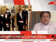 El cuarto gabinete de Pedro Castillo no genera estabilidad