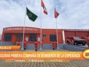 Trujillo: Inauguran primera compañía de bomberos de La Esperanza