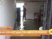Trujillo: Familias son afectadas por aniego de desagüe