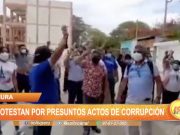 Piura: Protestan por presuntos actos de corrupción