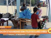 Ascope: Fundación estadounidense dona útiles escolares a niños