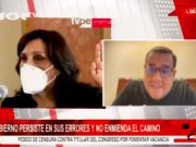 Gobierno persiste en sus errores y no enmienda el camino