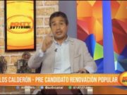 Calderón: «La gestión de APP se encuentra desgastada»