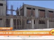 La Libertad: Cerca de 800 colegios recibirán mantenimiento