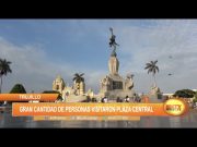 Trujillo: Gran cantidad de personas visitaron la plaza central