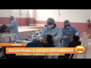 Huaraz: Realizan pruebas de descarte covid en mercados
