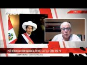 «Por renuncia o por vacancia, Pedro Castillo debe irse ya», señaló constitucionalista