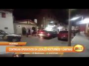 Huaraz: Continúan operativos en locales nocturnos y cantinas
