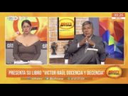 Escritor presenta su libro «Víctor Raúl, docencia y decencia»
